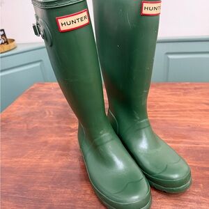 Hunter Dark Green Footwear